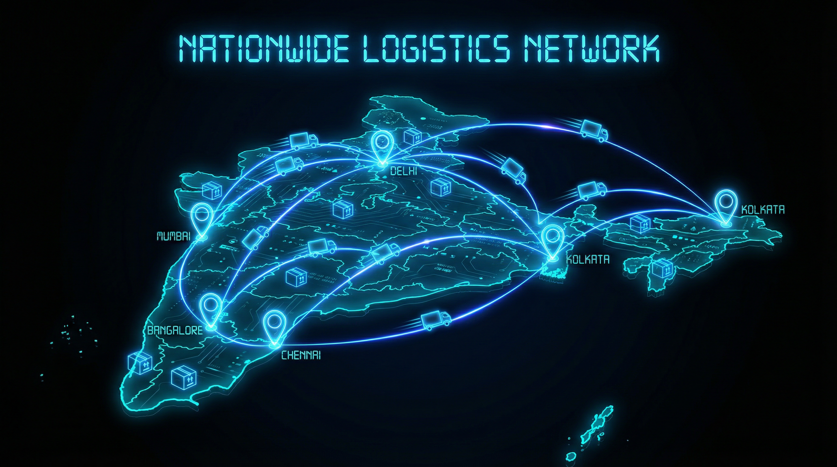 India delivery coverage map